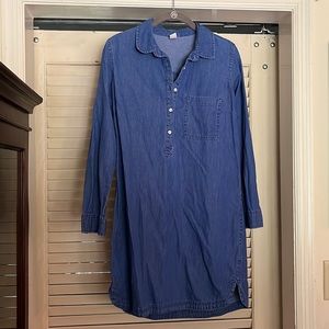 Old Navy long sleeve blue Jean dress